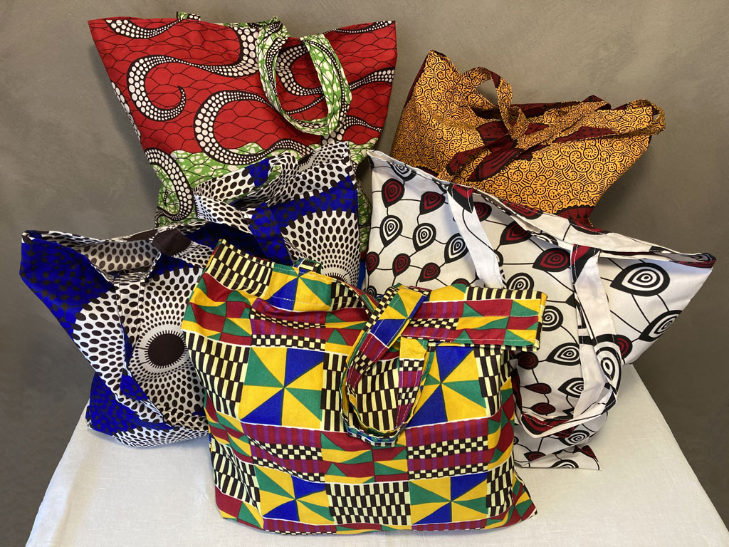 shopper tessuti africani